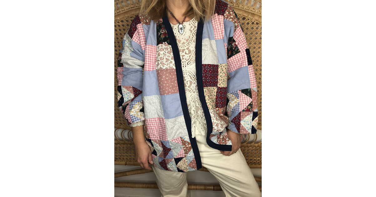 VELLE PATCHWORK PRINT SHIRT